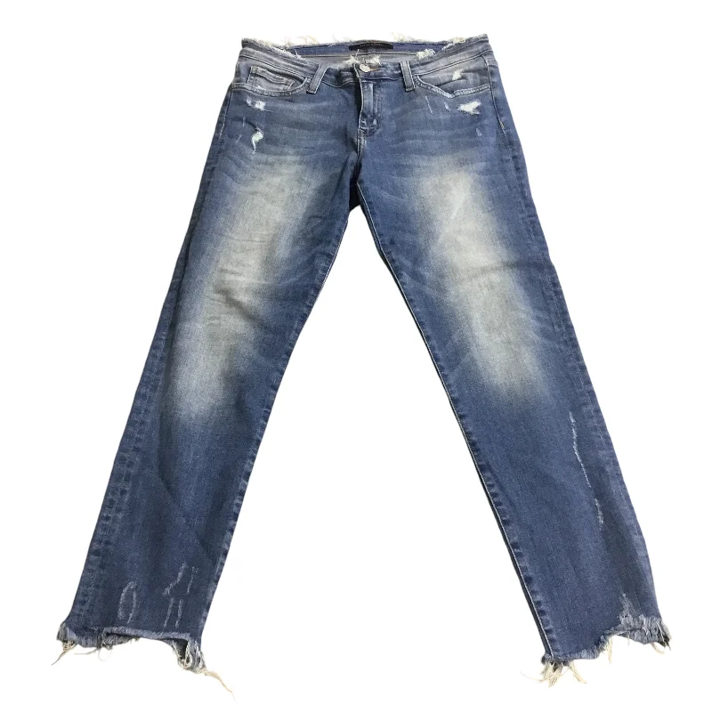 Jeans Straight By Flying Monkey In Blue Denim, Size: 8 Modern Women's Tech
