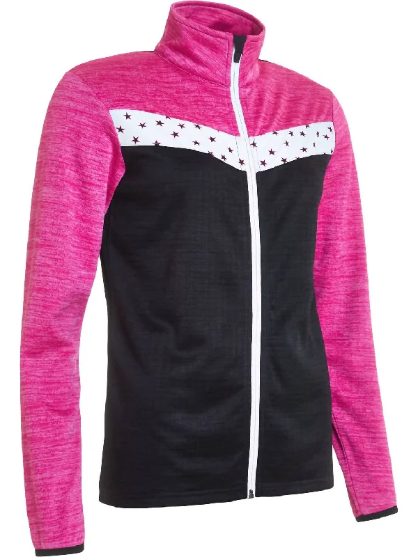 Women’S Fortrose Full-Zip Fleece Jacket In Black Star Bold Women's Animal Print