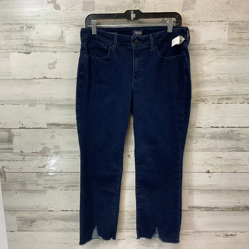 Jeans Straight By Not Your Daughters Jeans In Blue Denim, Size: 10p Business
