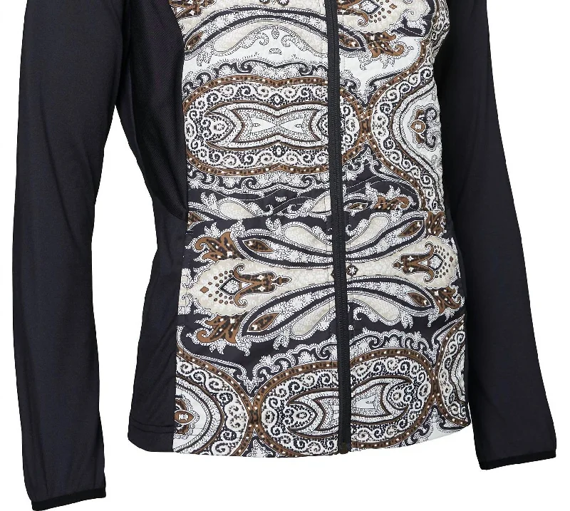Women Troon Hybrid Jacket In Paisley Earthy Women's 