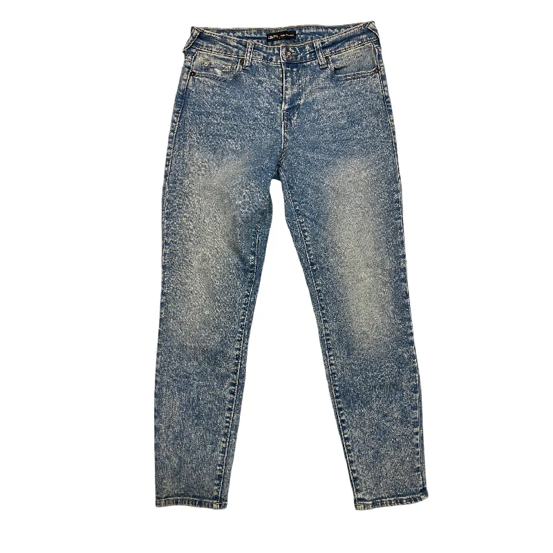 Jeans Skinny By True Religion In Blue Denim, Size: 6 Edgy Women's Punk