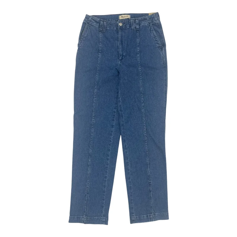Jeans Straight By Madewell In Blue Denim, Size:6 Cool Women's Skate