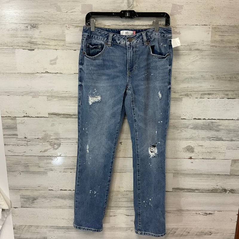 Jeans Straight By Cabi In Blue Denim, Size: 2 Tough Women's Military - inspired