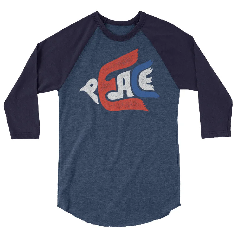 Peace Dove 3/4 Sleeve Raglan Refined Women's Velvet