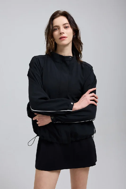 Lightweight Hem-Cinch Jacket Street