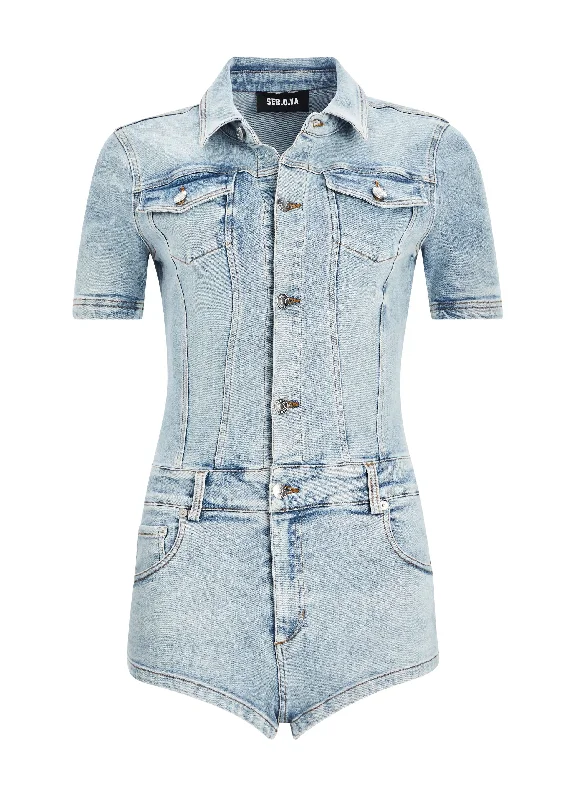 Judith Vintage Strech Romper Earthy Women's 