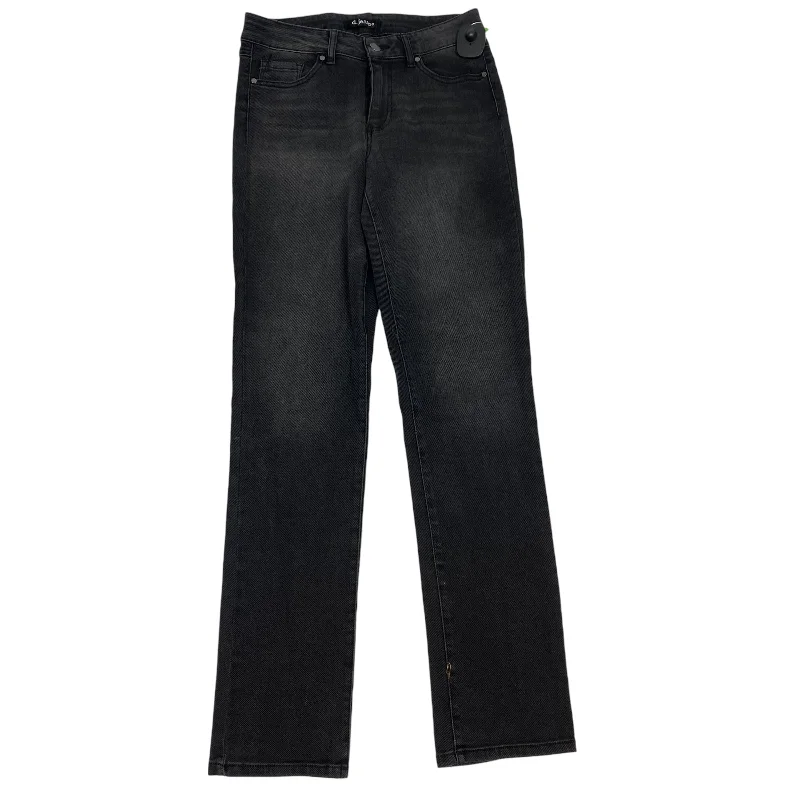 Jeans Skinny By D Jeans In Black Denim, Size: 4 Laid - back Women's Style