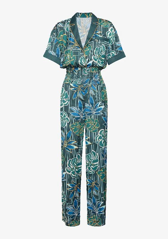 Adriana Silk Jumpsuit British Gentlewoman Style