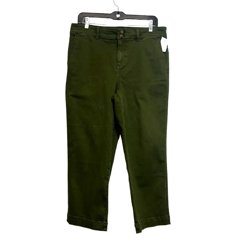 Jeans Straight By Talbots O In Olive, Size: 10p Cozy Women's Sherpa - lined