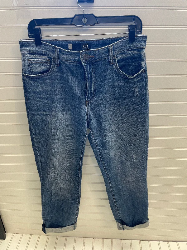 Jeans Boyfriend By Kut In Blue Denim, Size: 6 Hip Women's Urban
