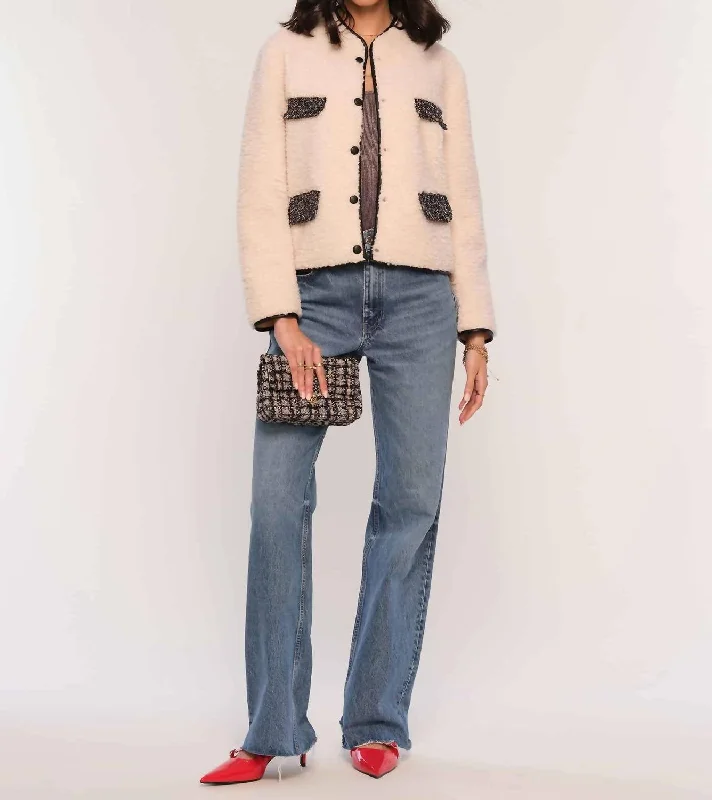 Zania Jacket In Cream Hip Women's Urban