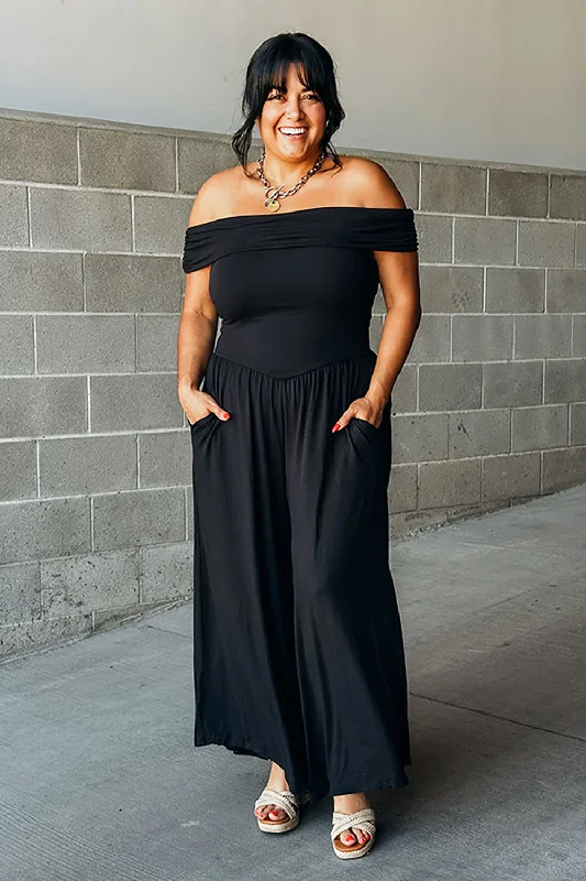 Gemma Jumpsuit - Black Dapper Women's Bow - adorned