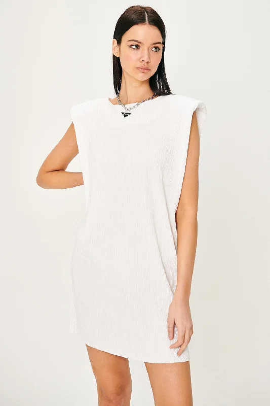Sahara Sleeveless Plisse Dress Edgy Women's Punk