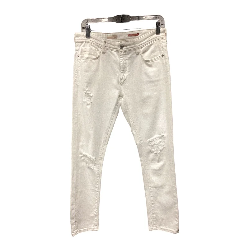 Jeans Skinny By Pilcro In White Denim, Size: 4 Dynamic Women's Moto