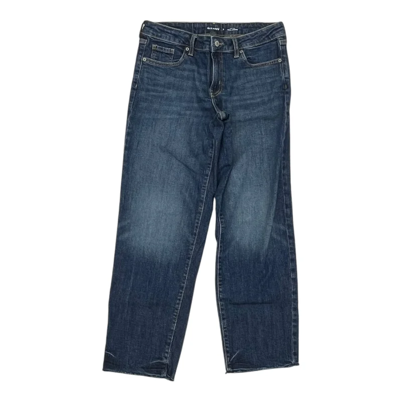 Jeans Straight By Old Navy In Blue Denim, Size:6 Country
