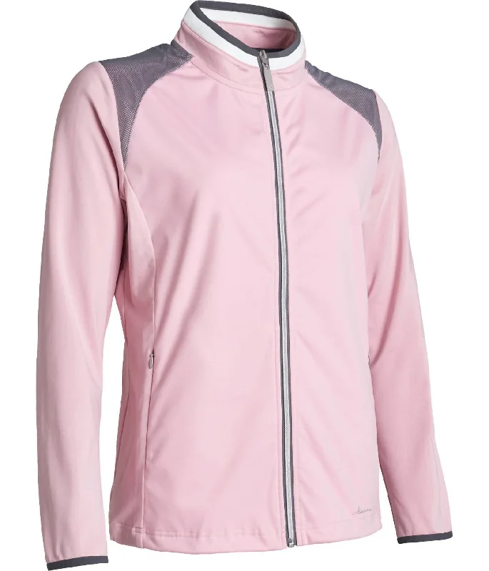 Women Navan Softshell Hybrid Jacket In Rosebud Country