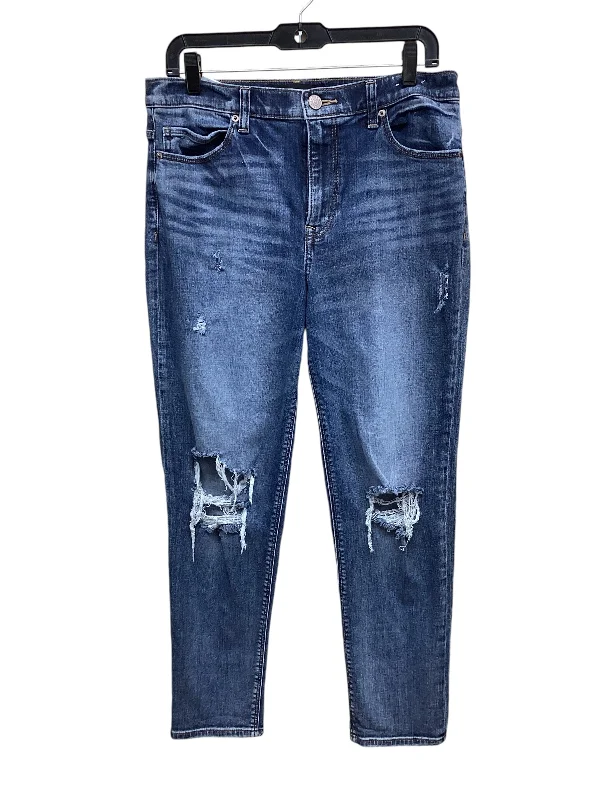 Jeans Straight By Express In Denim, Size: 8 Practical Women's Quick - dry