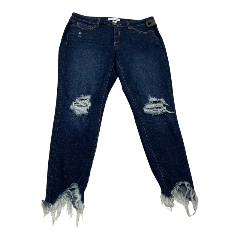 Jeans Skinny By Lane Bryant In Blue Denim, Size: 14 Athletic Women's High - 