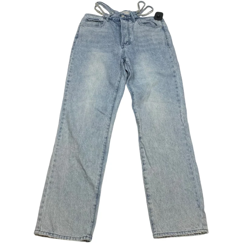 Jeans Straight By Pacsun In Blue Denim, Size: 4 Disco