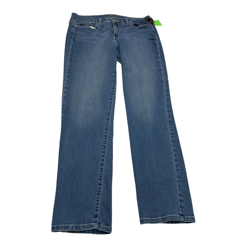 Jeans Skinny By Calvin Klein In Blue Denim, Size: 14 Sustainable Organic