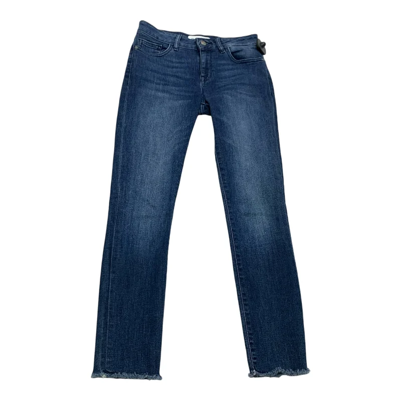 Jeans Cropped By Dl1961 In Blue Denim, Size: 0 Relaxed Women's Beachy
