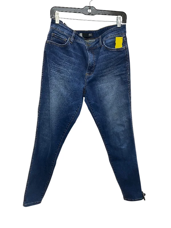 Jeans Skinny By Kut In Blue Denim, Size: 10 French