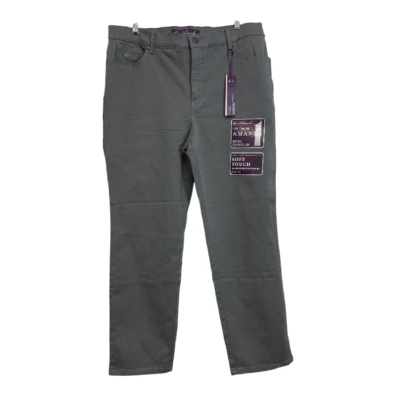 Jeans Boot Cut By Gloria Vanderbilt In Grey, Size: 16 Sustainable Organic