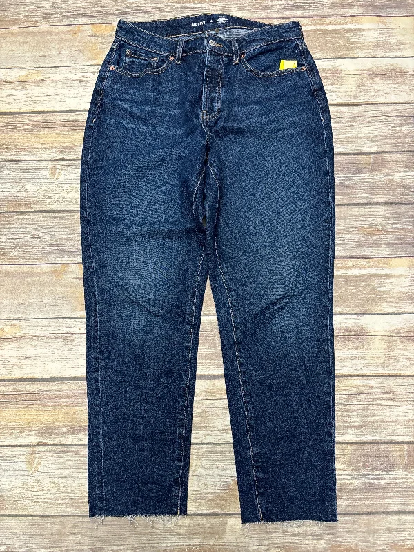 Jeans Straight By Old Navy In Blue Denim, Size: 12 Sustainable Organic