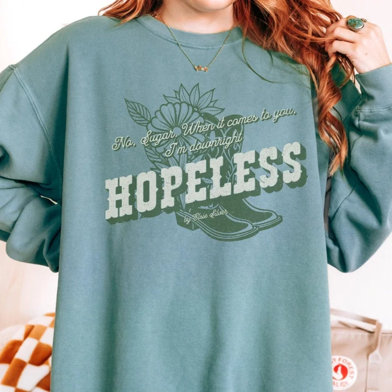 Hopeless Long Sleeve Tee Shirt Relaxed Women's Beachy