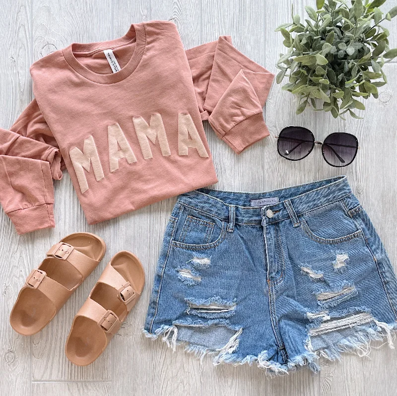 MAMA • Terracotta Long Sleeve Australian Beach