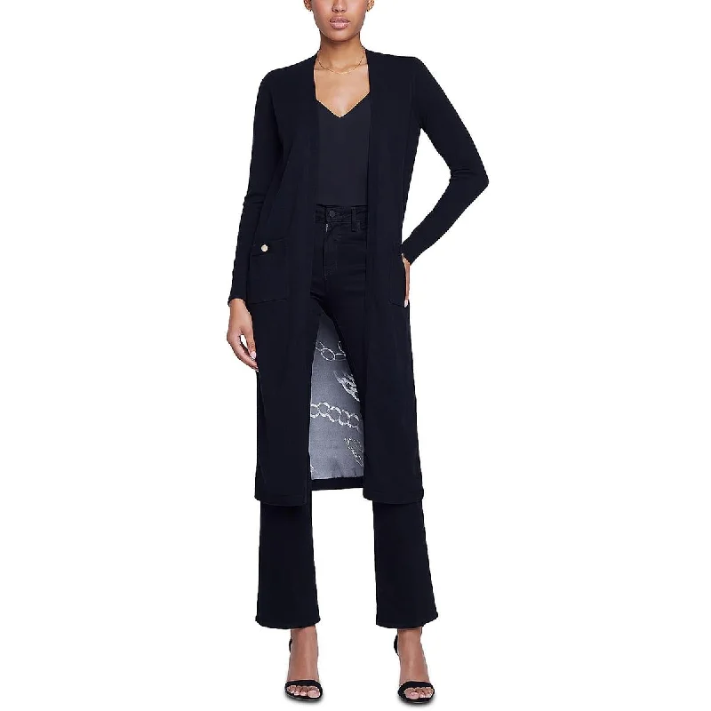 Womens Printed Long Sleeves Long Coat Disco