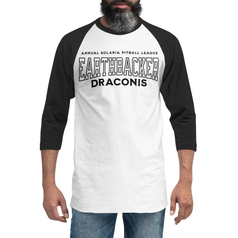 Ryder Draconis Pitball League Raglan Shirt Edgy Women's Punk