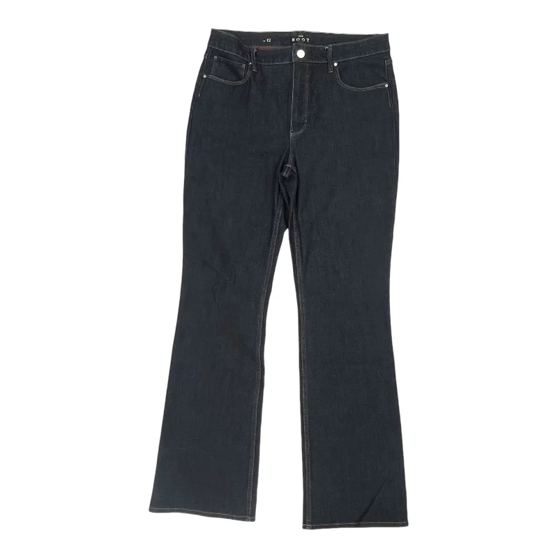 Jeans Boot Cut By White House Black Market In Blue Denim, Size:12 Relaxed Women's 