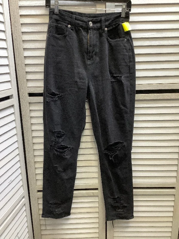 Jeans Skinny By American Eagle In Black, Size: 0 Luxurious Women's High -  end
