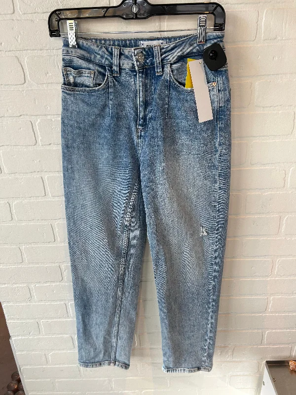 Jeans Straight By Paige In Blue Denim, Size: 2 Country