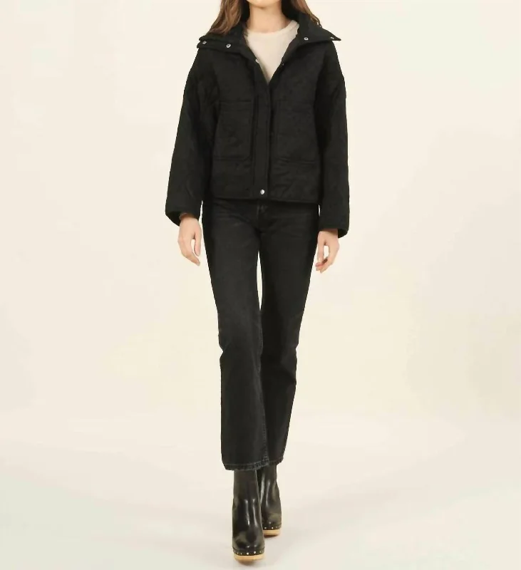 Karima Jacket In Tanu Noir Bold Women's Statement