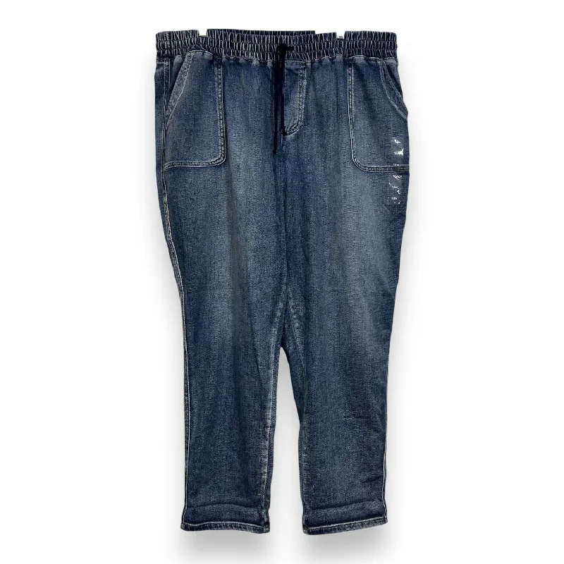 Jeans Cropped By Maurices In Blue, Size: 18 Bohemian Women's Free