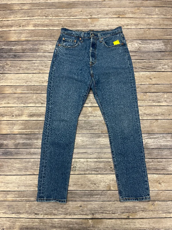 Jeans Skinny By Levis In Blue Denim, Size: 6 Trendy Women's 