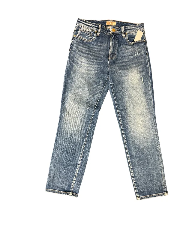 Jeans Straight By Kut In Blue Denim, Size: 8 Sporty Women's Tennis
