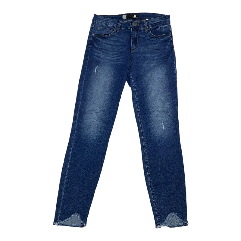 Jeans Skinny By Kut In Blue Denim, Size: 4 Stylish Women's Neon