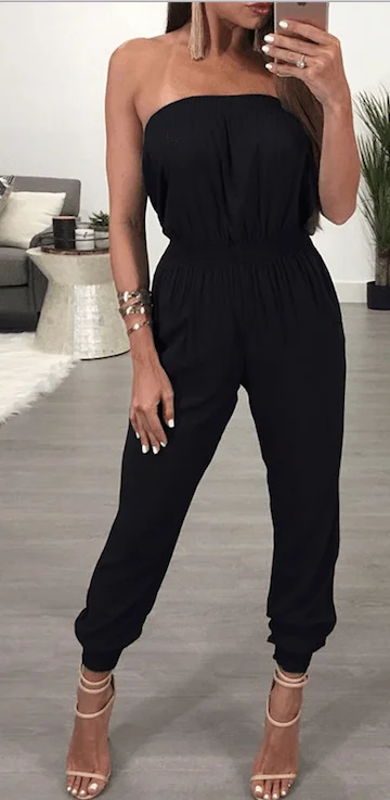 BETTER IN BLACK JUMPSUIT Modern Women's 