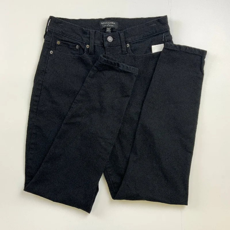 Jeans Skinny By Banana Republic In Black Denim, Size: 8 Cool Women's Skate