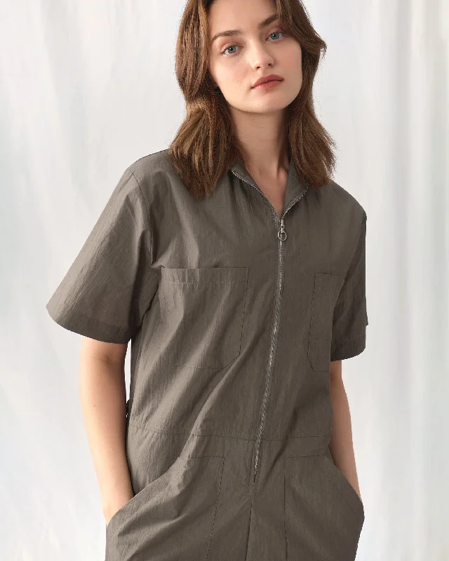 Eden Half Zip Jumpsuit Traditional Women's 