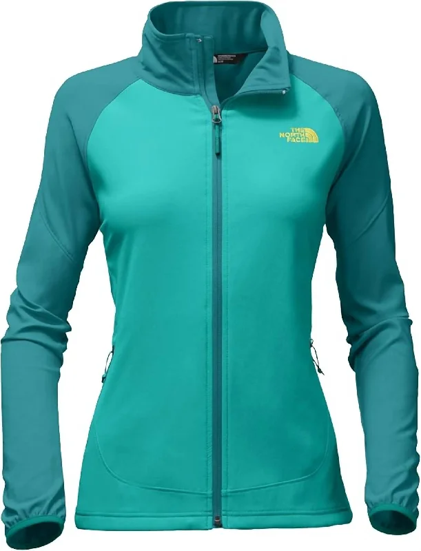 Women's Nimble Jacket In Pool Green/porcelin Green Feminine Women's Style 