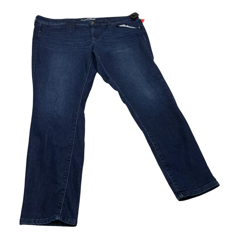 Jeans Skinny By Universal Thread In Blue Denim, Size: 18 Feminine Women's Style 