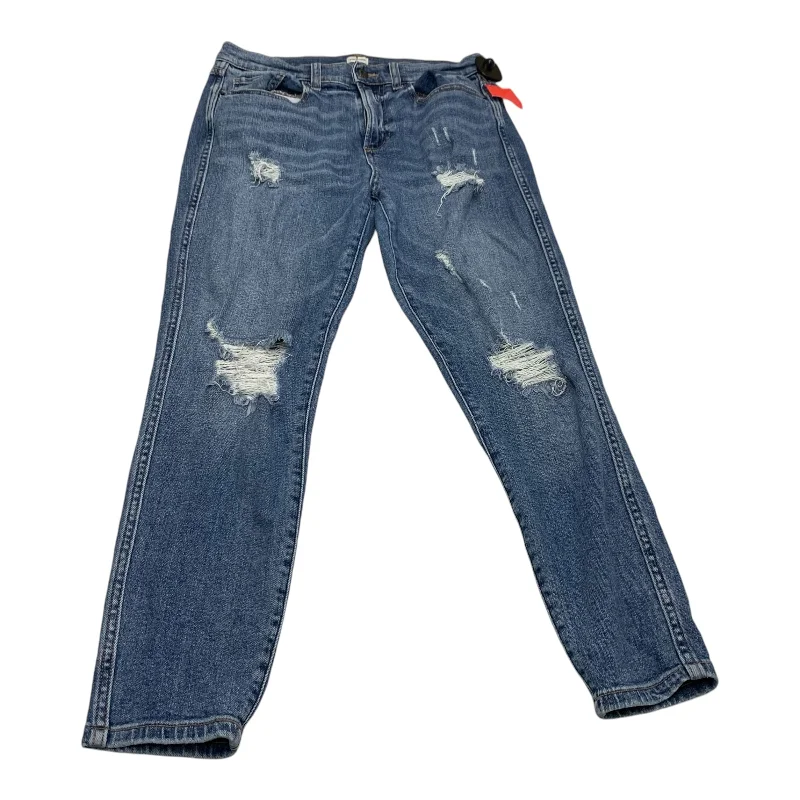 Jeans Straight By Sneak Peek In Blue, Size: 10 Relaxed Women's Beachy