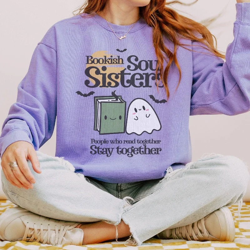 Bookish Soul Sisters Long Sleeve Shirt Geometric