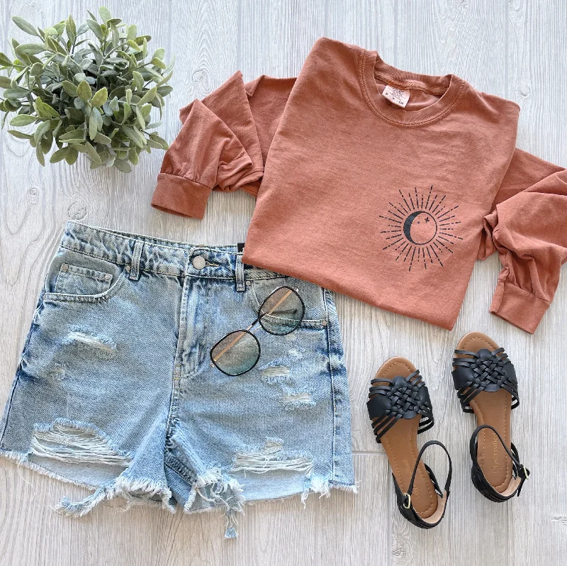 That Mama Hustle • Rust Comfort Long Sleeve Modern Women's 