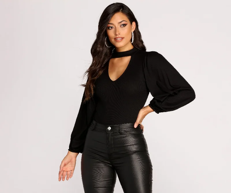 Keepin' Knit On Trend Bodysuit British Gentlewoman Style