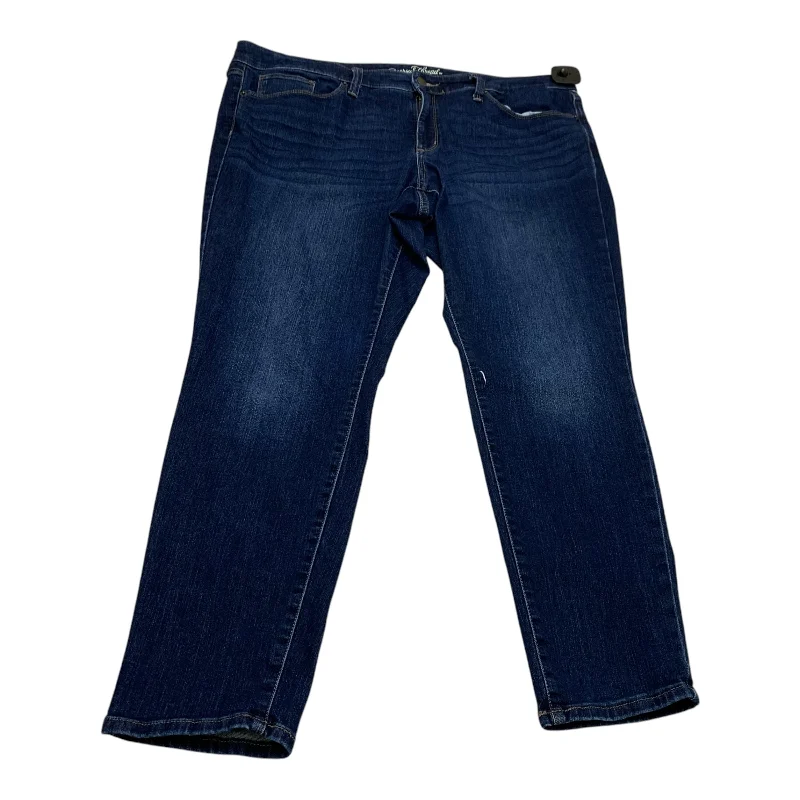 Jeans Skinny By Universal Thread In Blue Denim, Size: 16 Women